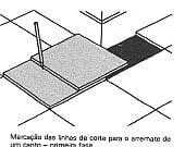 Como cortar o piso para arrematar/ acertar