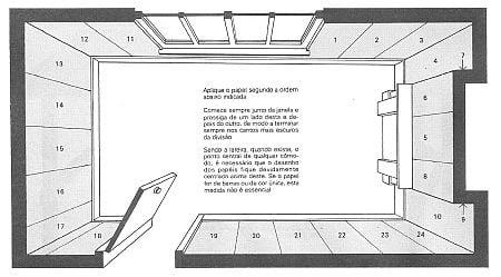 Por onde começar a aplicação do papel de parede para garantir um bom acabamento