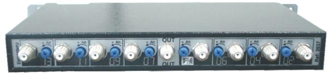 Misturador de sinal  de antenas VHF capaz de reunir os sinais de diferentes canais